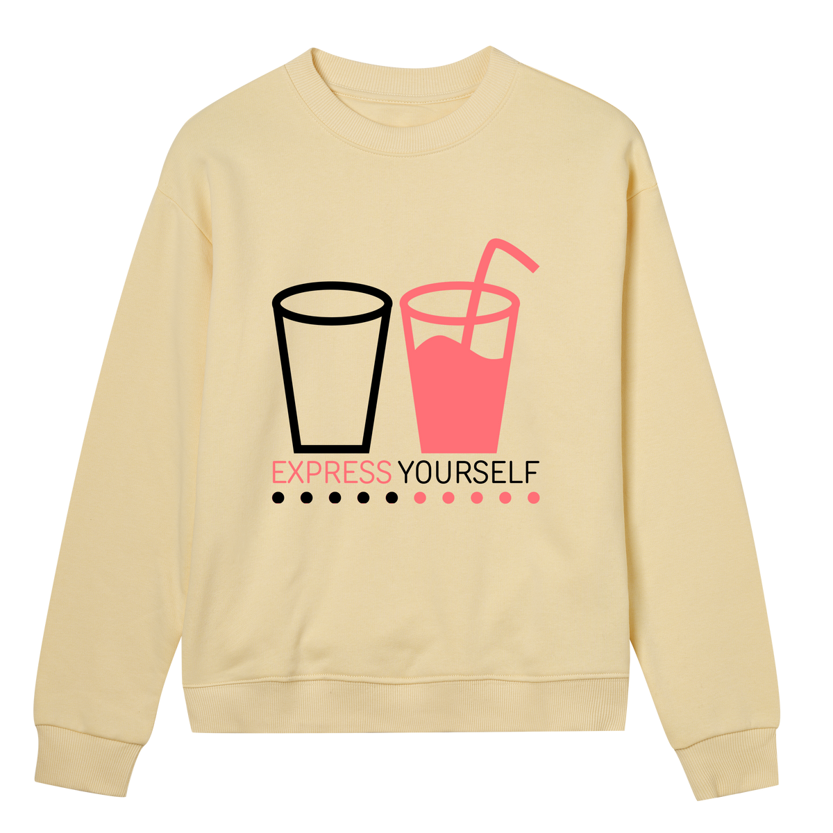 Sip & Shine - Expressive Wear - Soft yellow women - Sweatshirts