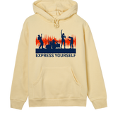 Sound-Wave Sensation - Express Yourself Hoodie - Soft yellow women - Hoodies