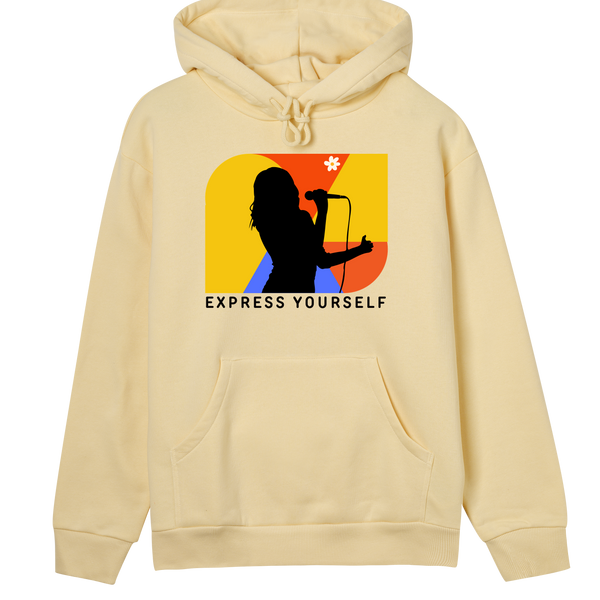 Bold Beats - Women's Self-Expression Hoodie - Soft yellow women - Hoodies