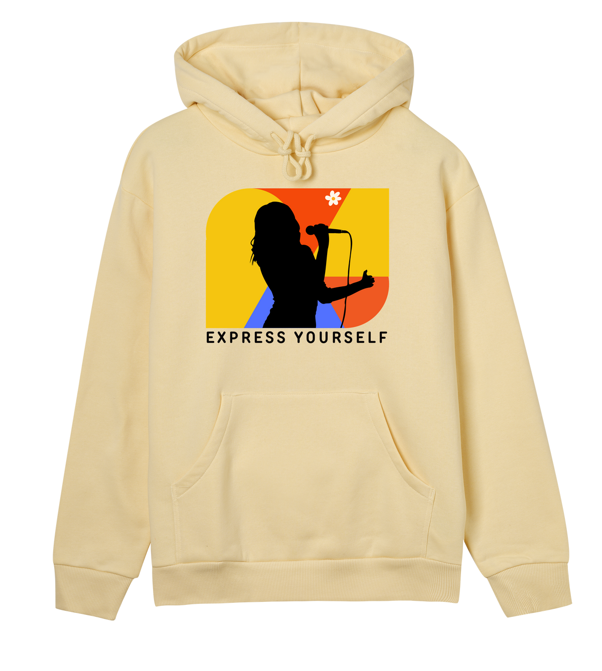 Bold Beats - Women's Self-Expression Hoodie - Soft yellow women - Hoodies