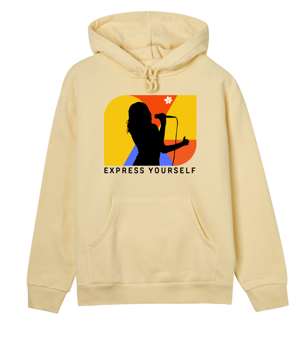 Bold Beats - Women's Self-Expression Hoodie - Soft yellow women - Hoodies