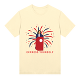 Patriotic Fashion - o' Jimu Ray 4th July Special - Soft yellow women - T-shirts