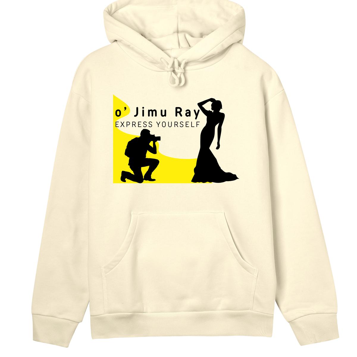 Explorer's Spirit - Express Yourself Hoodie - Soft yellow women - Hoodies