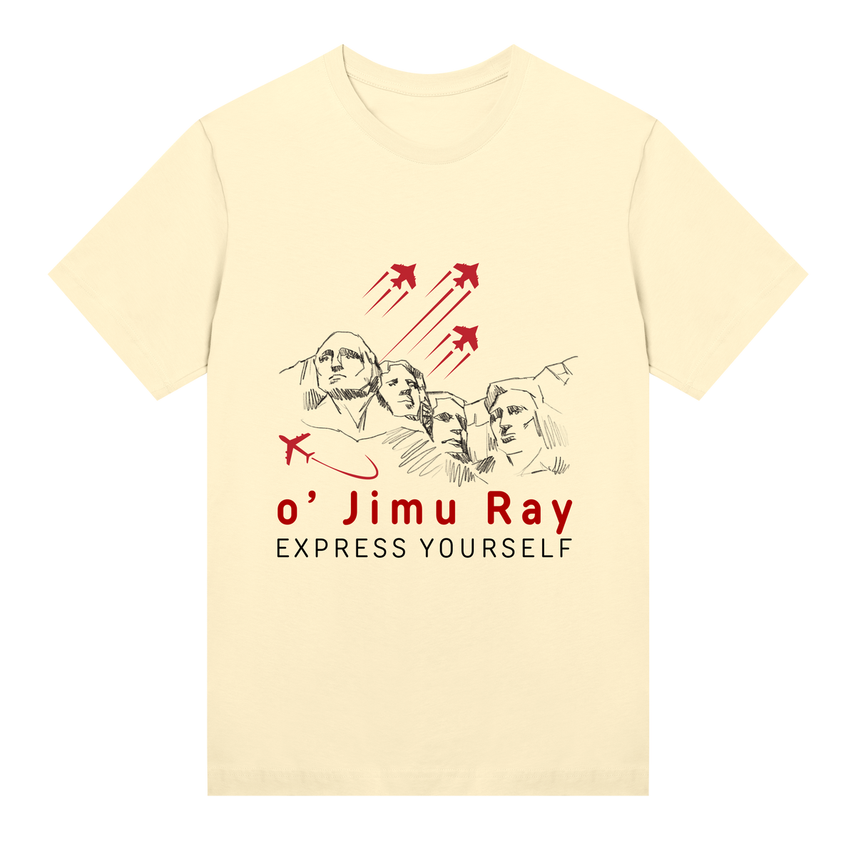 Fly High with o' Jimu Ray 4th July Special - Soft yellow women - T-shirts