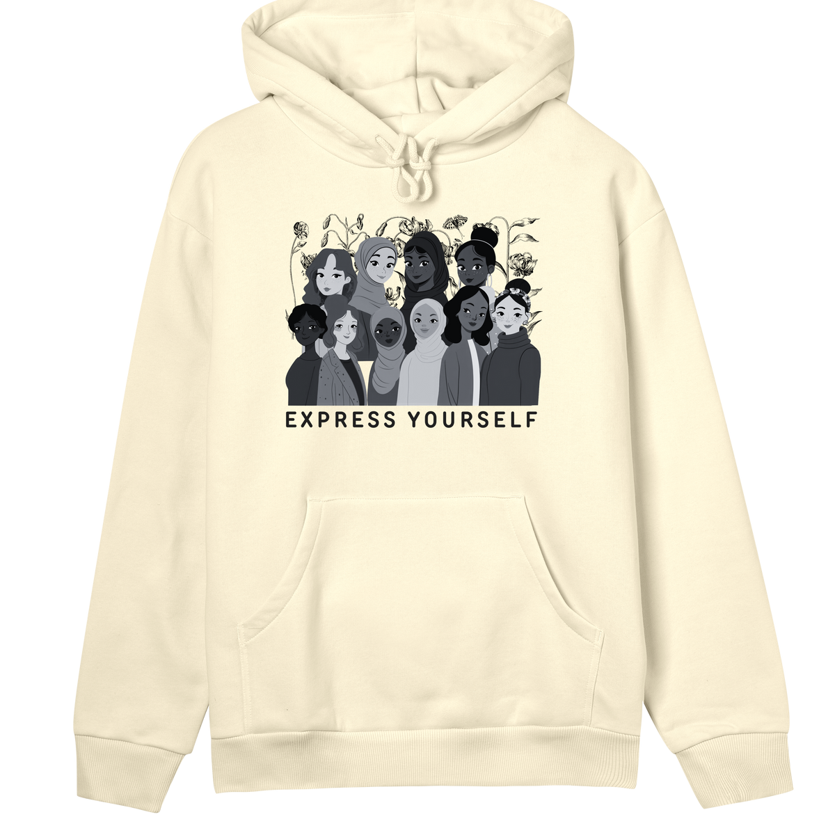 Celebrating Diversity - A Global Statement - Soft yellow women - Hoodies