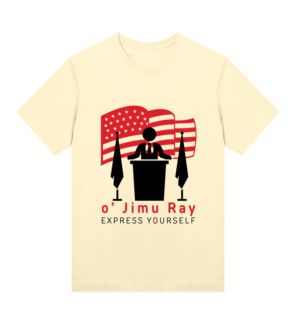 American Pride - o' Jimu Ray 4th July Women's T-Shirt - Soft yellow women - T-shirts