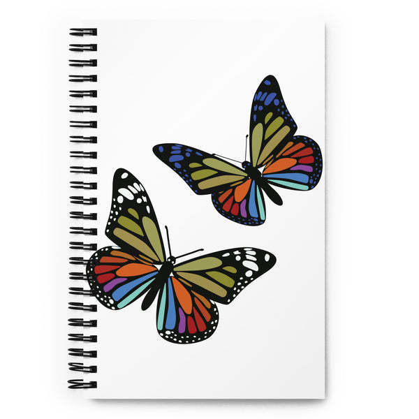 Spiraling Splendor - Butterfly Bliss Notebook - - Stationery Items