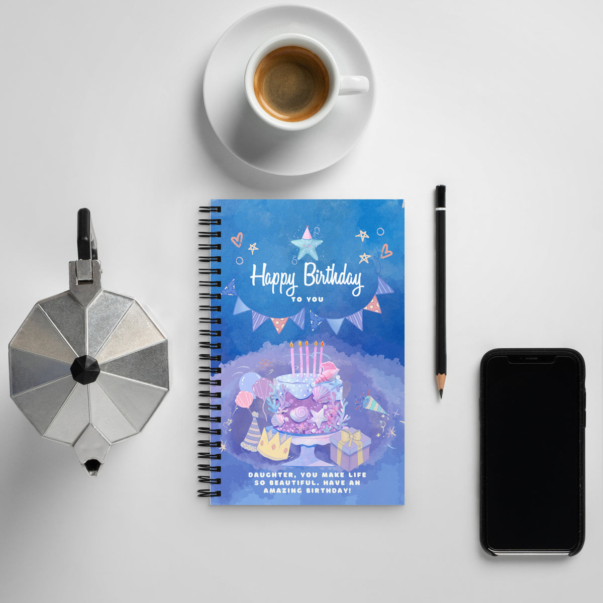 Under the Sea Celebration – Birthday Notebook for Daughters - - Notebooks
