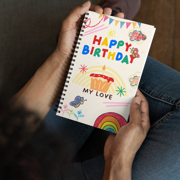 Bright & Joyful – A Colorful Birthday Notebook - - Notebooks