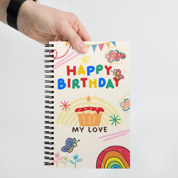 Bright & Joyful – A Colorful Birthday Notebook - - Notebooks