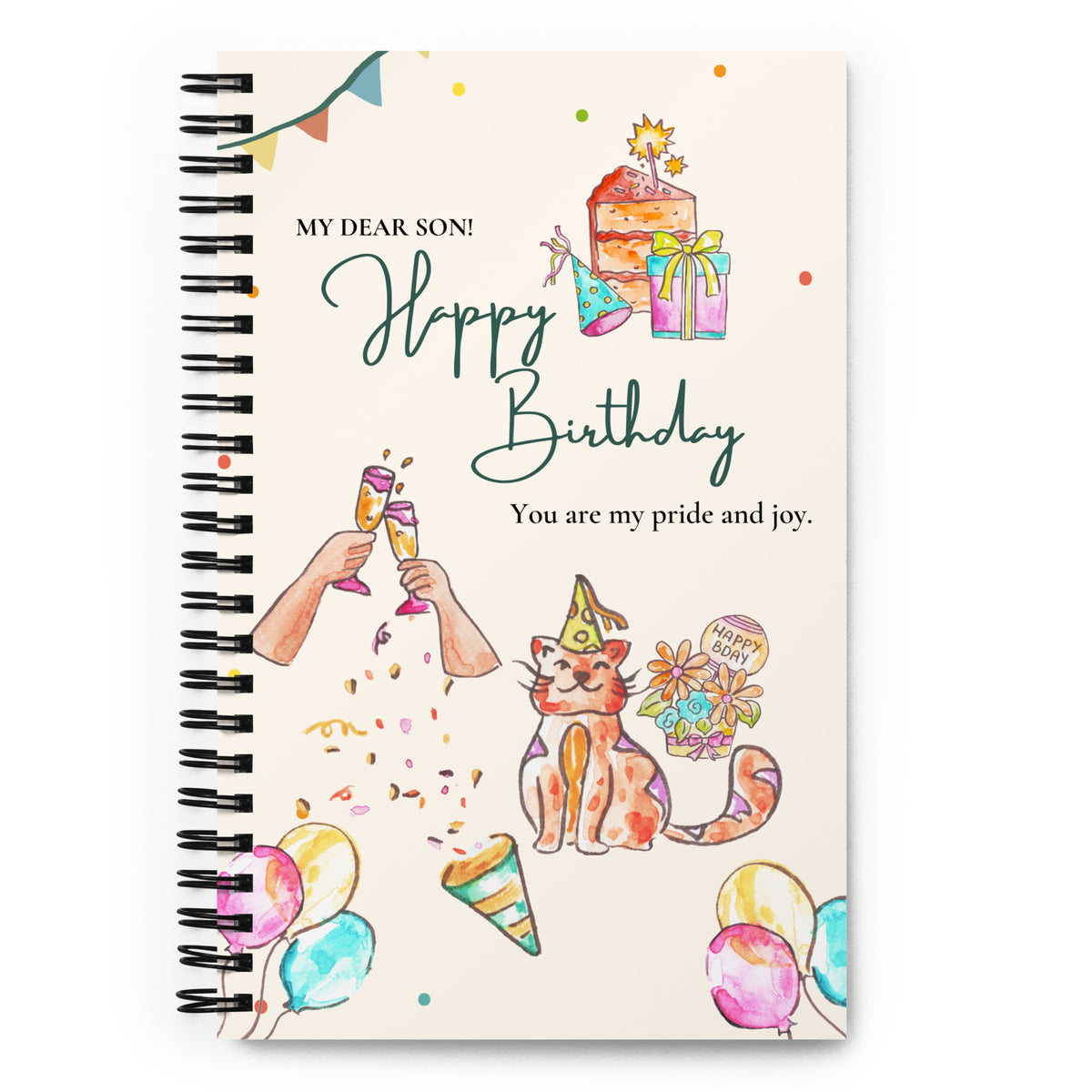 Spiral Pride & Joy – A Special Birthday Keepsake for Sons - Default Title - Notebooks
