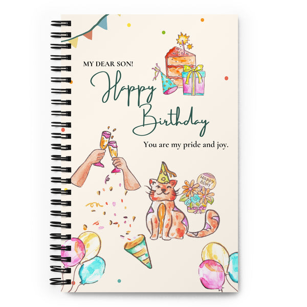 Spiral Pride & Joy – A Special Birthday Keepsake for Sons - Default Title - Notebooks