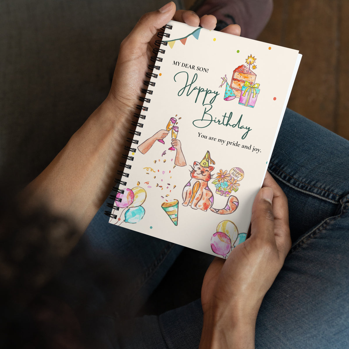 Spiral Pride & Joy – A Special Birthday Keepsake for Sons - - Notebooks