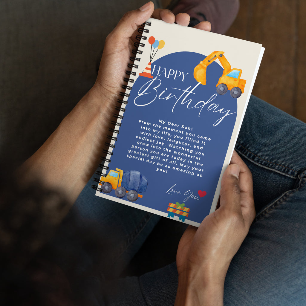 Building Memories – A Special Birthday Notebook for Sons - - Notebooks