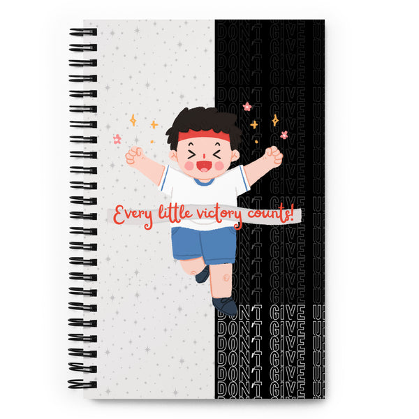 Finish Line Goals – Motivational Spiral Notebook - Default Title - Notebooks