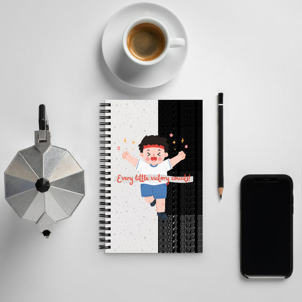 Finish Line Goals – Motivational Spiral Notebook - - Notebooks