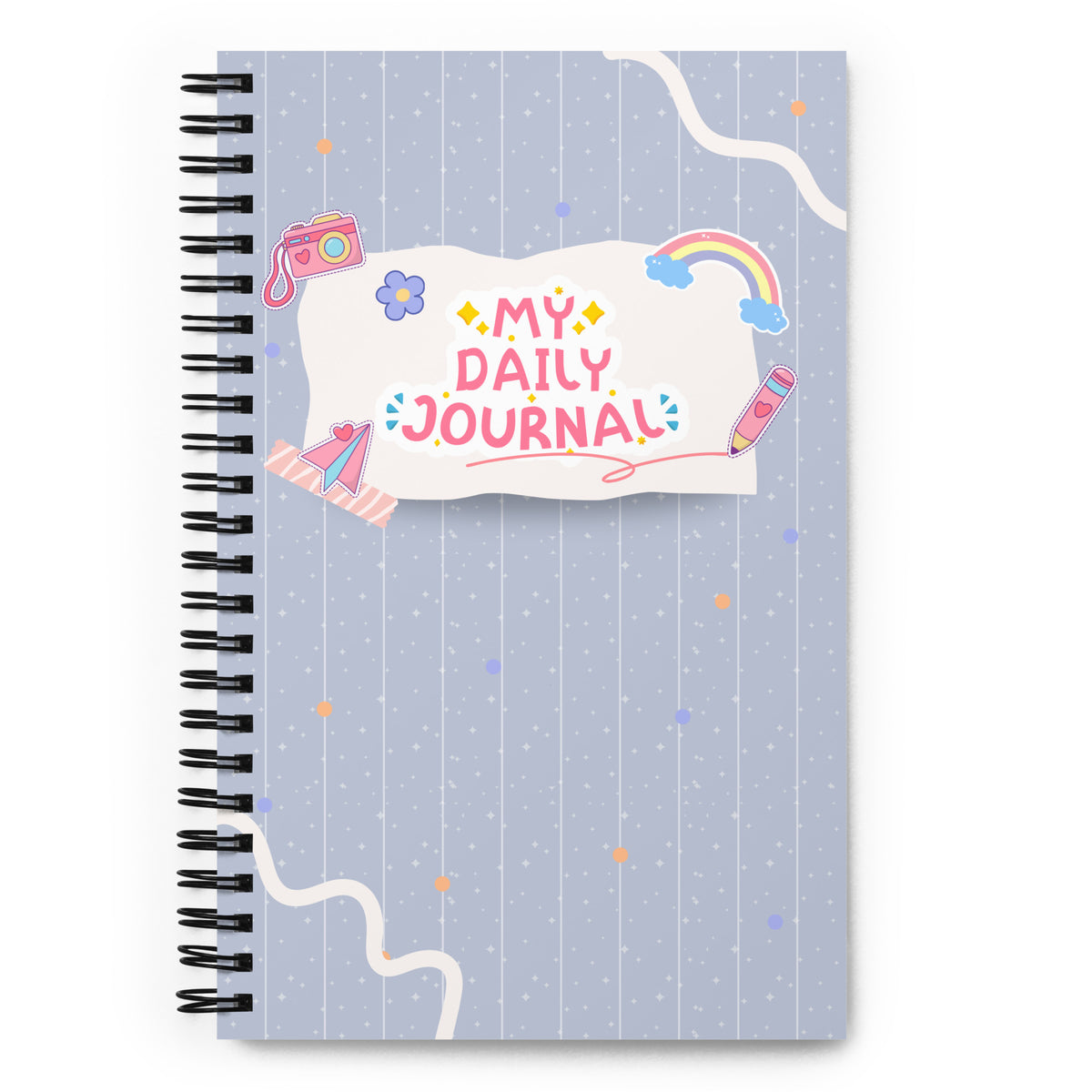 Pink Aesthetic Spiral Notebook – Perfect for Girl Bosses - Default Title - Notebooks