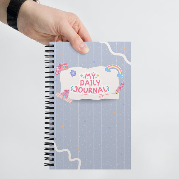 Pink Aesthetic Spiral Notebook – Perfect for Girl Bosses - - Notebooks