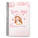 Team Girl Notebook – Cute & Motivational - Default Title - Notebooks