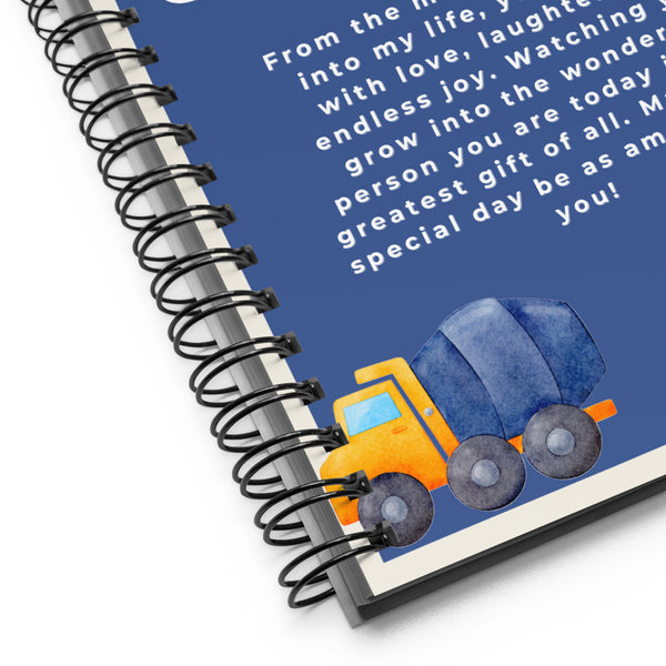 Building Memories – A Special Birthday Notebook for Sons - - Notebooks