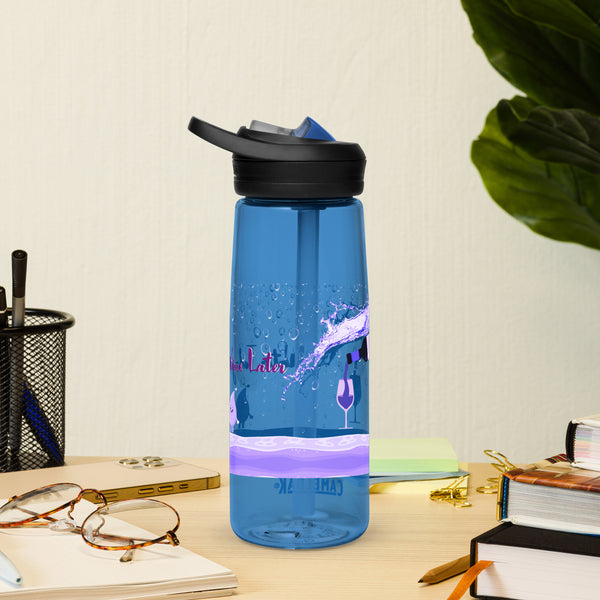 Playful Hydration - Water Today, Wine Later Sports Bottle - - Water Bottles