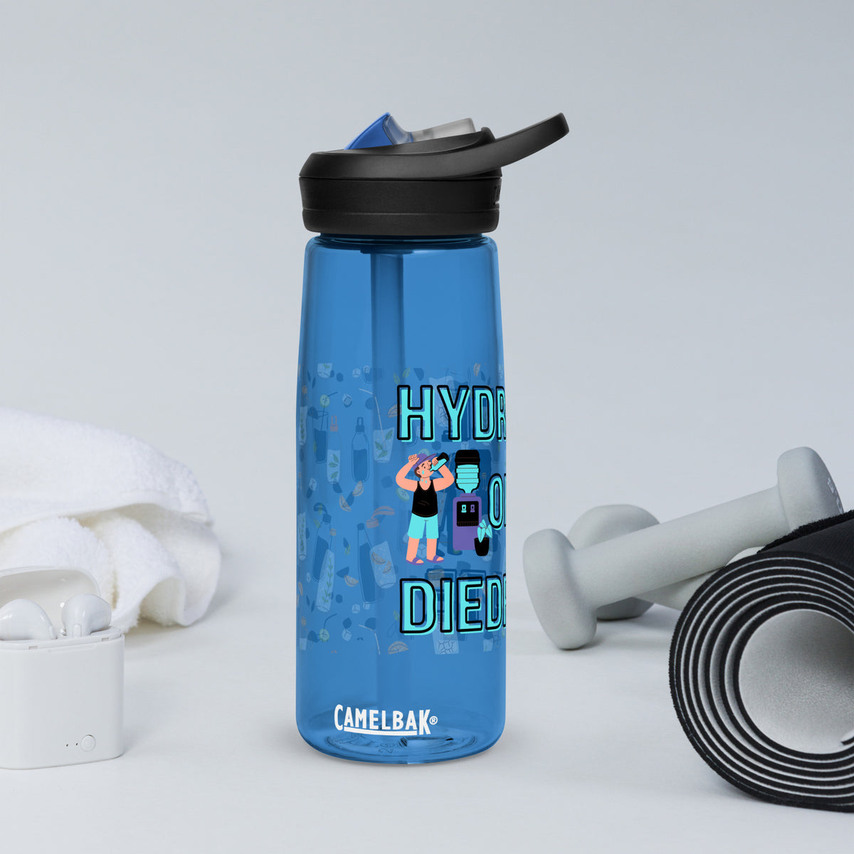 Hydrate or Diedrate - Water Bottle for the Go-Getters - - Water Bottles