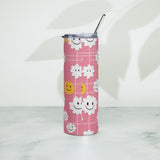 Happy Clouds - Cheerful Stainless Steel Tumbler - - Tumblers