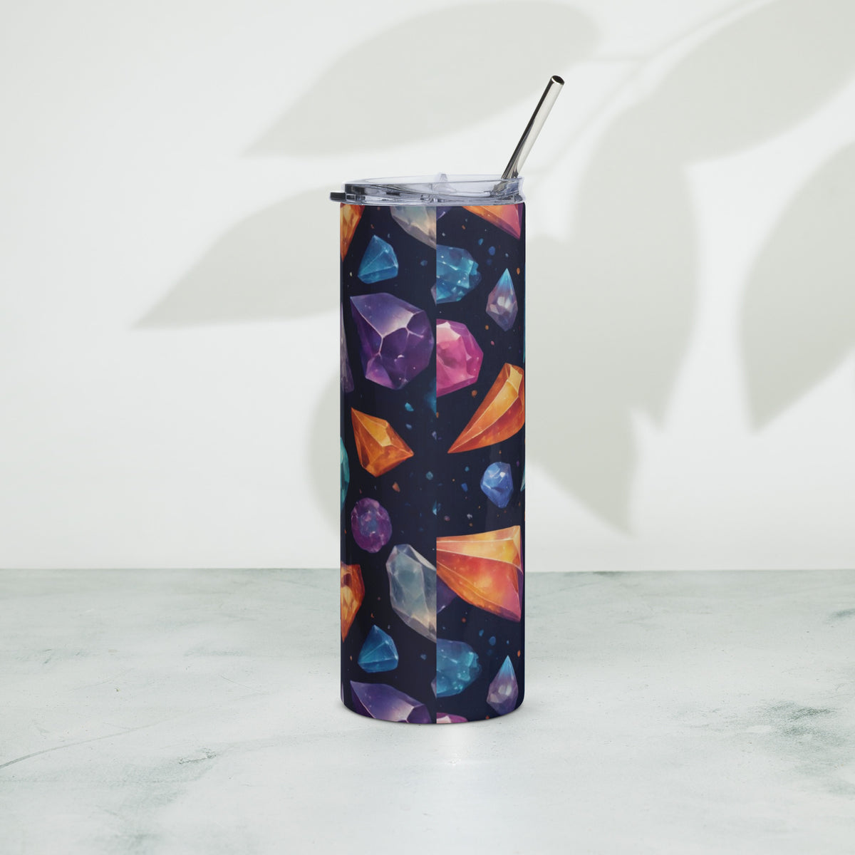 Starlit Luxury - Vibrant Gemstone Drinkware - - Tumblers