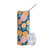 Zesty Vibes - Colorful Citrus Stainless Tumbler - - Tumblers