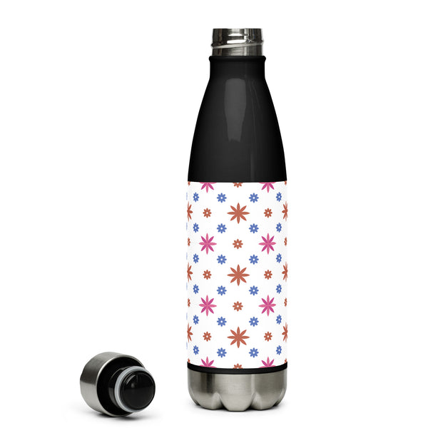 Floral Bliss Stainless Steel Water Bottle – Vibrant Memories in Every Sip - Default Title - Water Bottles