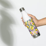 Sunshine Sips - Lemon & Lavender Water Bottle - - Water Bottles