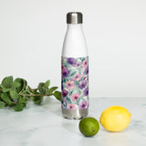 Lavender Dreams - Delicate Floral Stainless Bottle - - Water Bottles