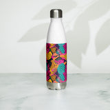 Exotic Splash - Vibrant Stainless Steel Bottle - - Water Bottles