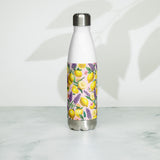 Sunshine Sips - Lemon & Lavender Water Bottle - - Water Bottles