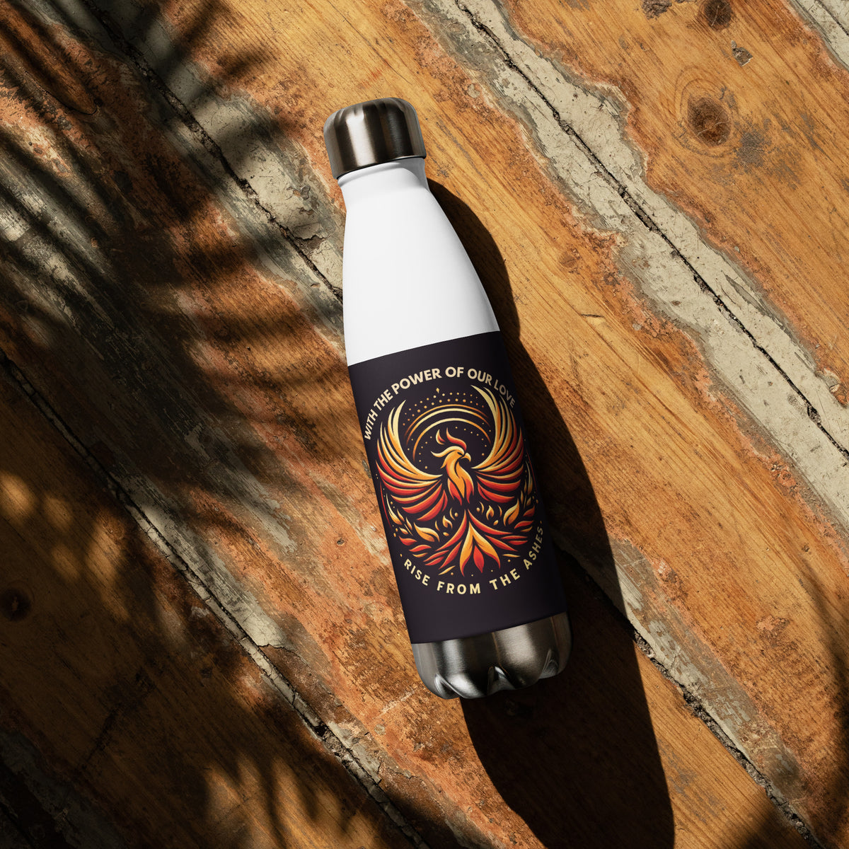 Flames of Renewal - The Phoenix Power Water Bottle - - Water Bottles