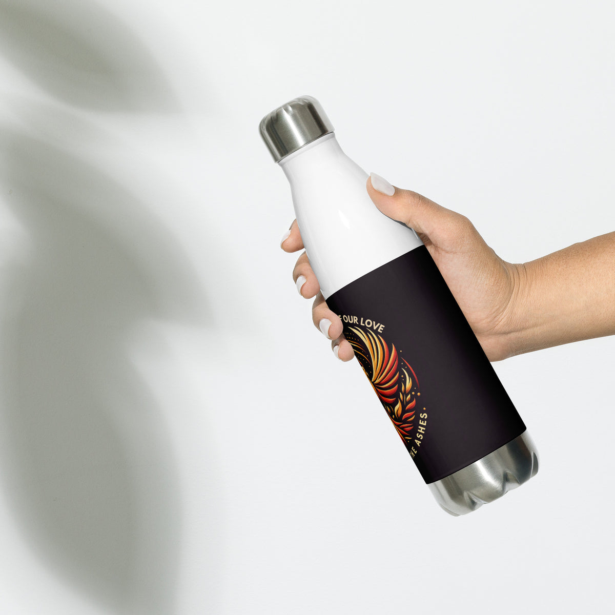 Flames of Renewal - The Phoenix Power Water Bottle - - Water Bottles