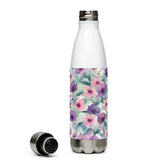 Lavender Dreams - Delicate Floral Stainless Bottle - - Water Bottles