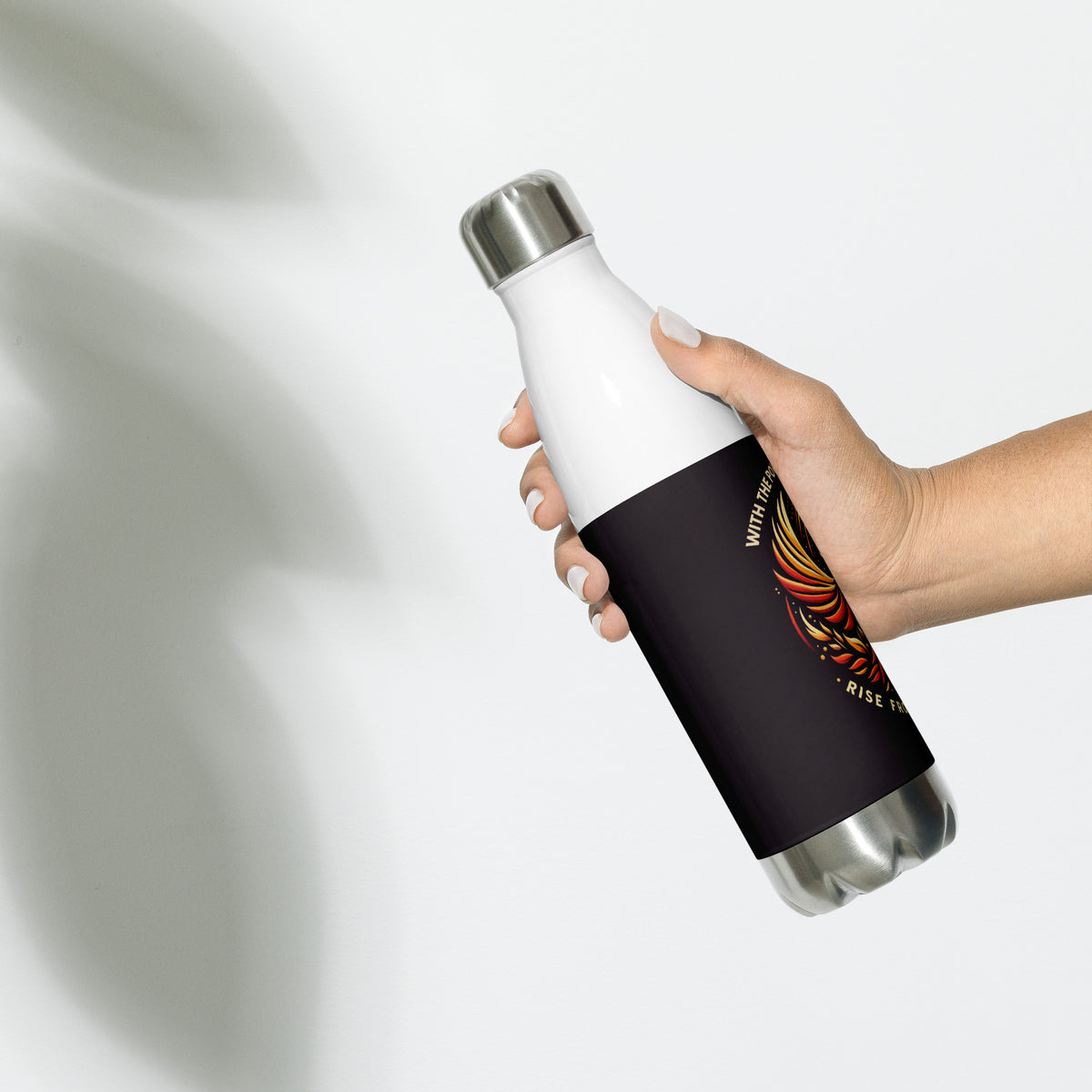 Flames of Renewal - The Phoenix Power Water Bottle - - Water Bottles