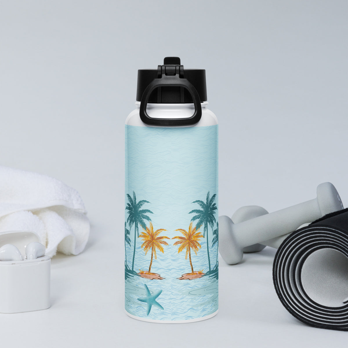 Sunny Day Water Bottle - Gift for Active Lifestyles - Default Title - Water Bottles