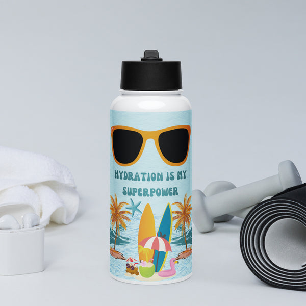 Sunny Day Water Bottle - Gift for Active Lifestyles - - Water Bottles