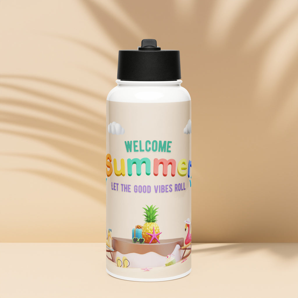 Welcome Summer – Let the Good Vibes Flow! - - Water Bottles