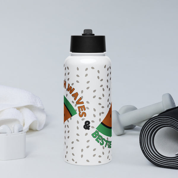 Bestie Approved – Watermelon Beach Bottle - - Water Bottles