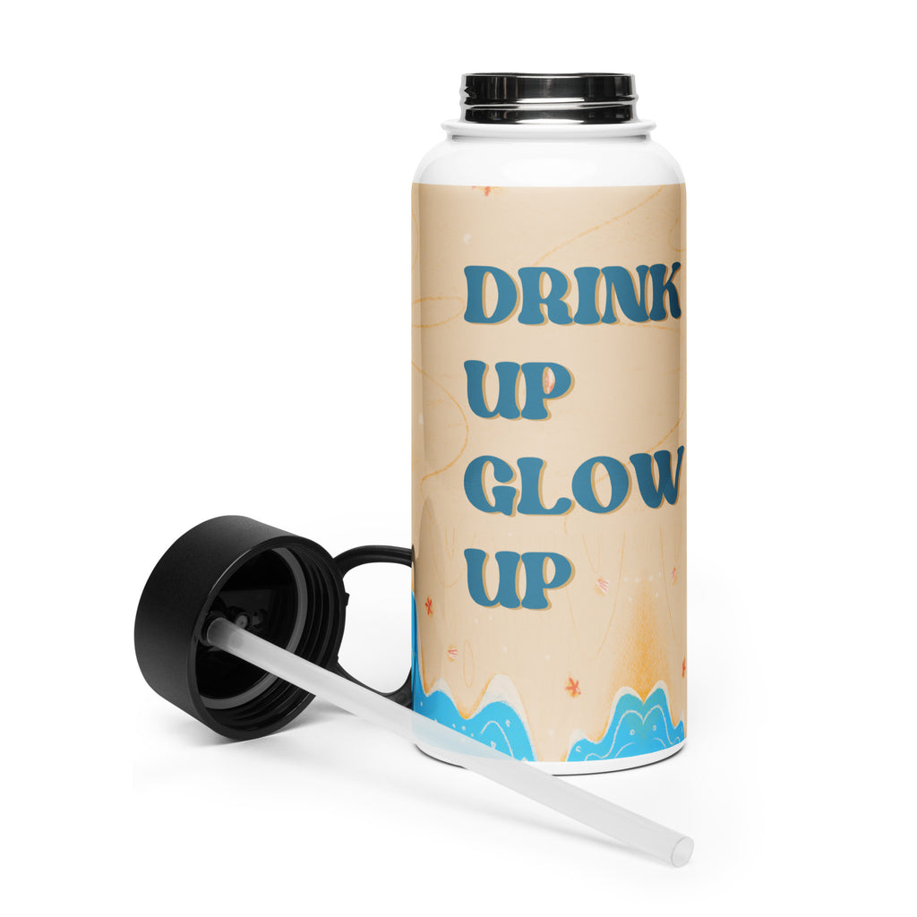 Summer Glow Stainless Steel Water Bottle – Stay Hydrated in Style - - Water Bottles