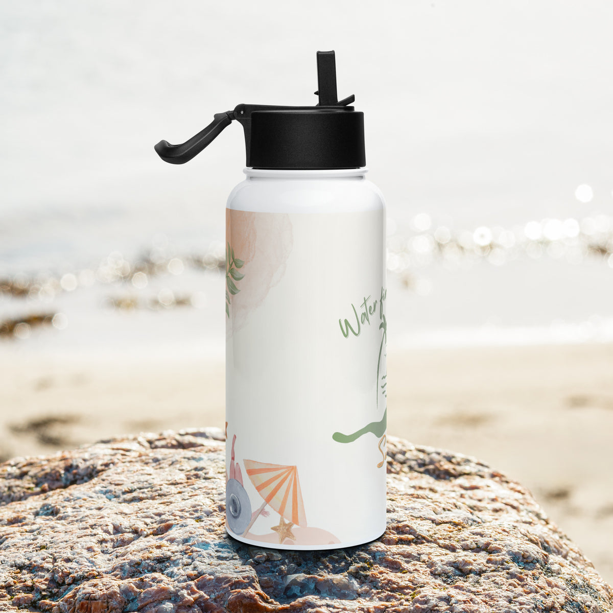 Tropical Hydration – Gift Bottle for Women - - Water Bottles