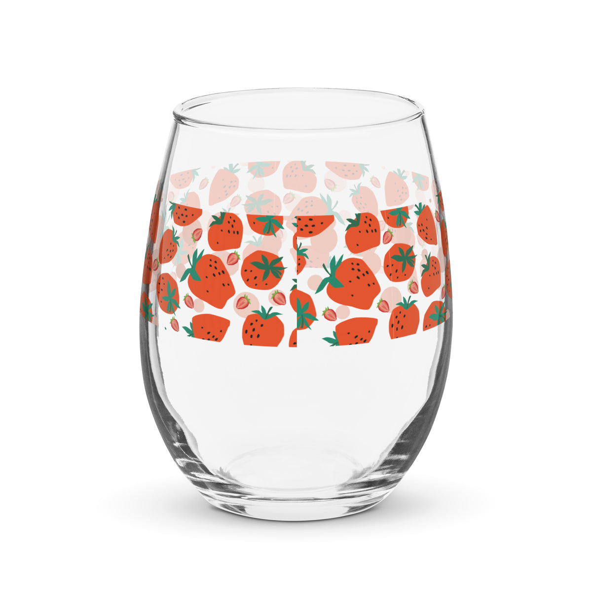 Summer Bliss Stemless Wine Glass - - Glass