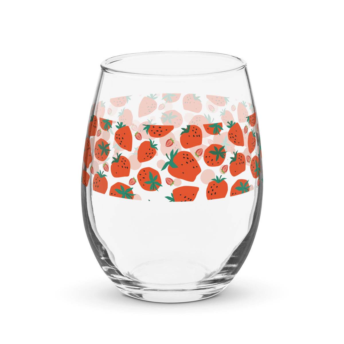 Summer Bliss Stemless Wine Glass - - Glass