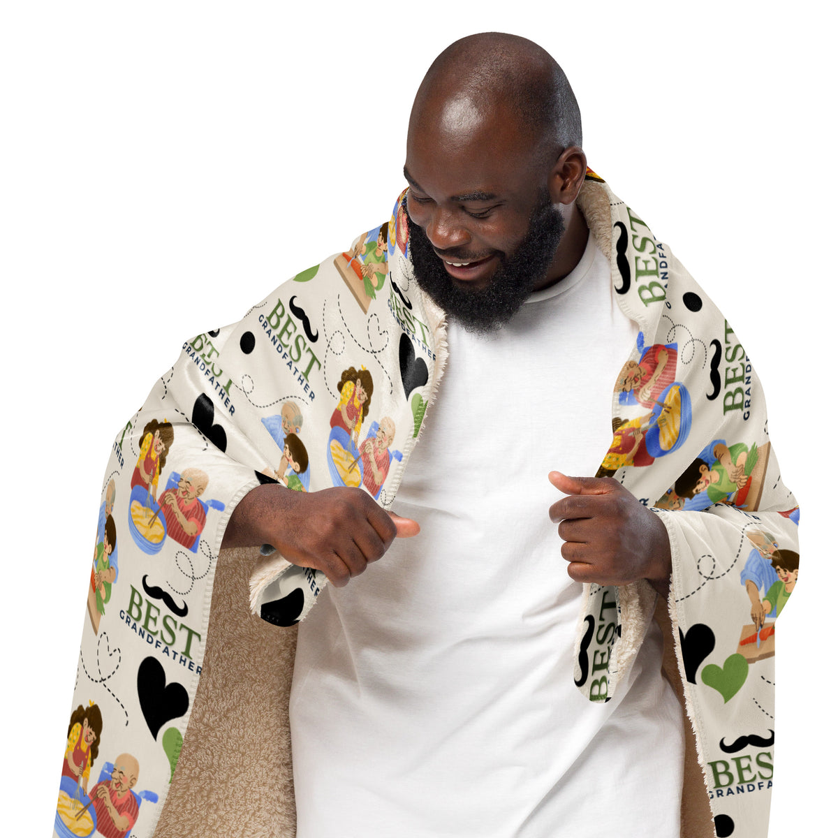 A Grandfather’s Love – Gift Blanket of Memories - - Sherpa blanket