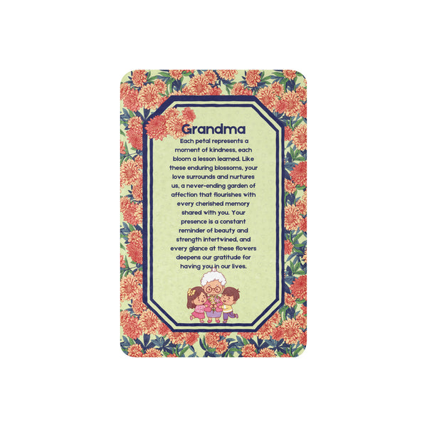 Blossoms of Love - Grandma's Floral Tribute Blanket - - Blankets