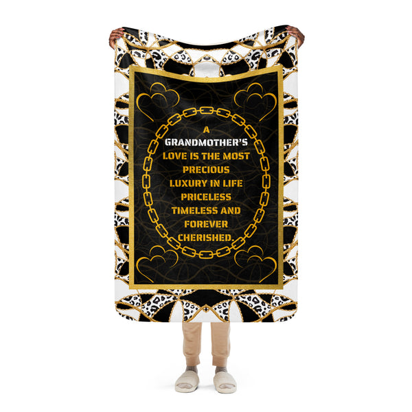 Gift the Glamour – Grandmother’s Luxe Blanket - Default Title - Sherpa blanket