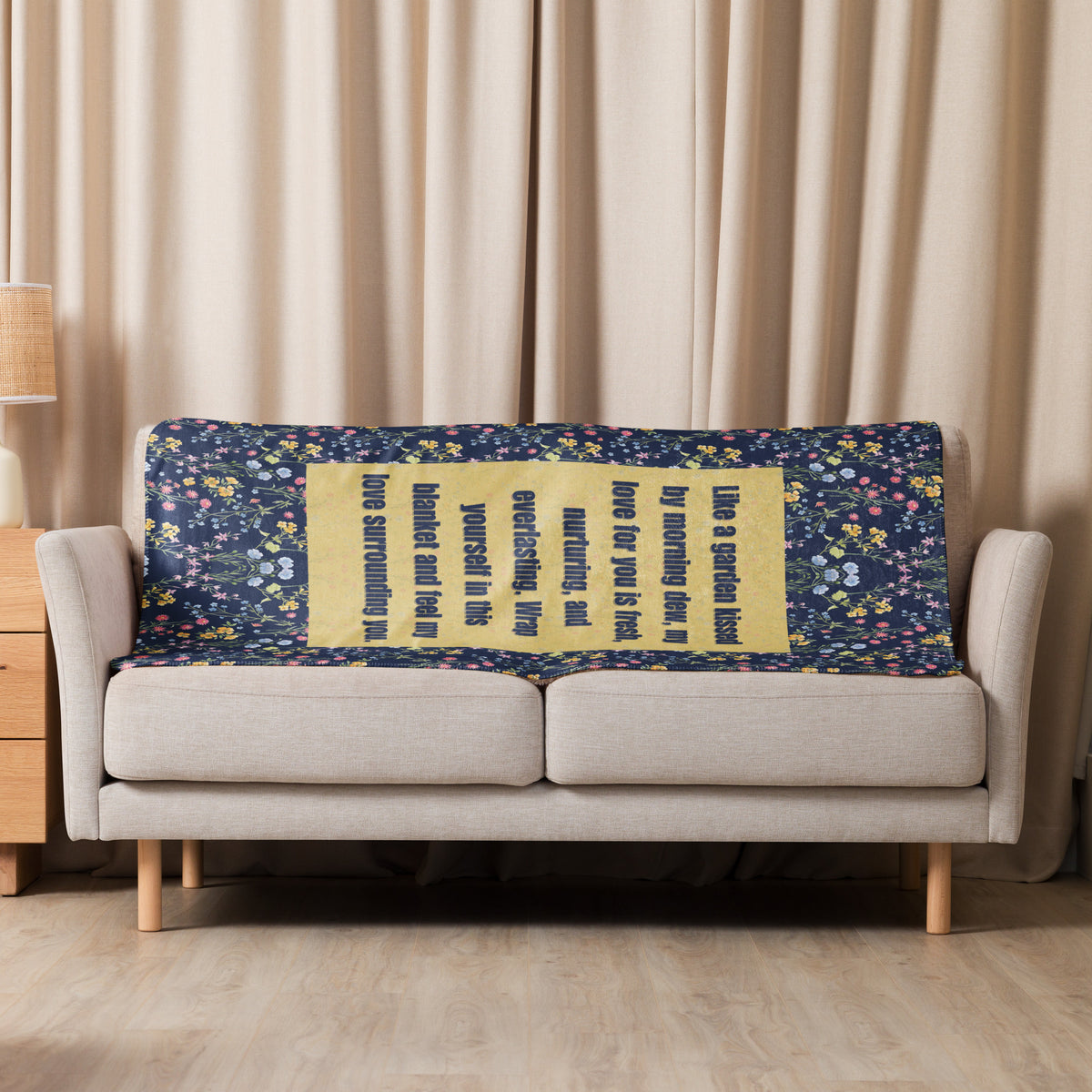 Garden of Love – Gift Blanket for Grandma - Default Title - Sherpa blanket